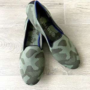 EUC Rothy’s camouflage loafers